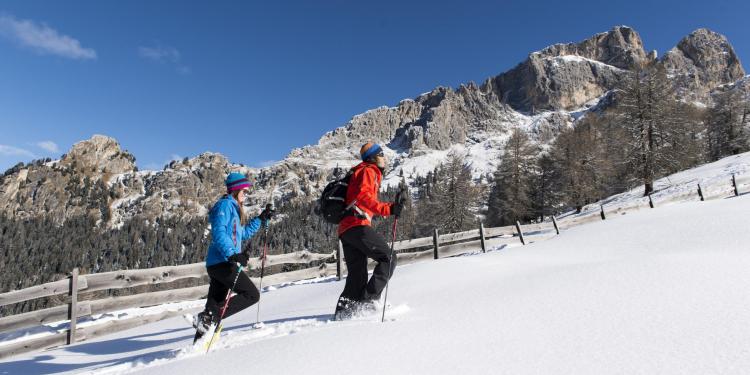 Escursioni con le ciaspole sull’Alpe di Siusi